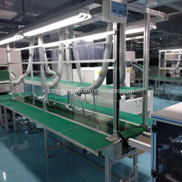 Fully Automated Small Motorized Belt Conveyor Assembly Line